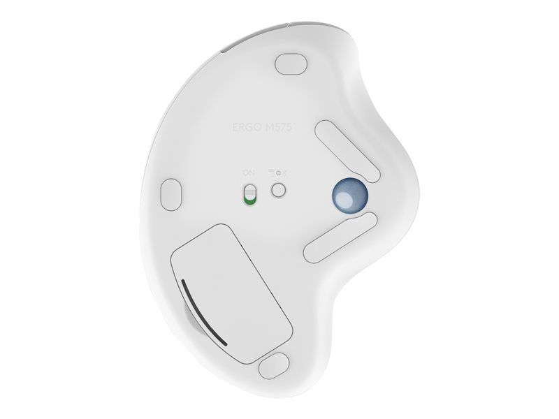 Mouse raton logitech ergo m575 bluetooth & wireless blanco - Imagen 6