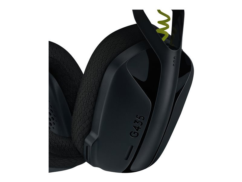 Auriculares con micrófono logitech g435 gaming inalámbricos negro - Imagen 7
