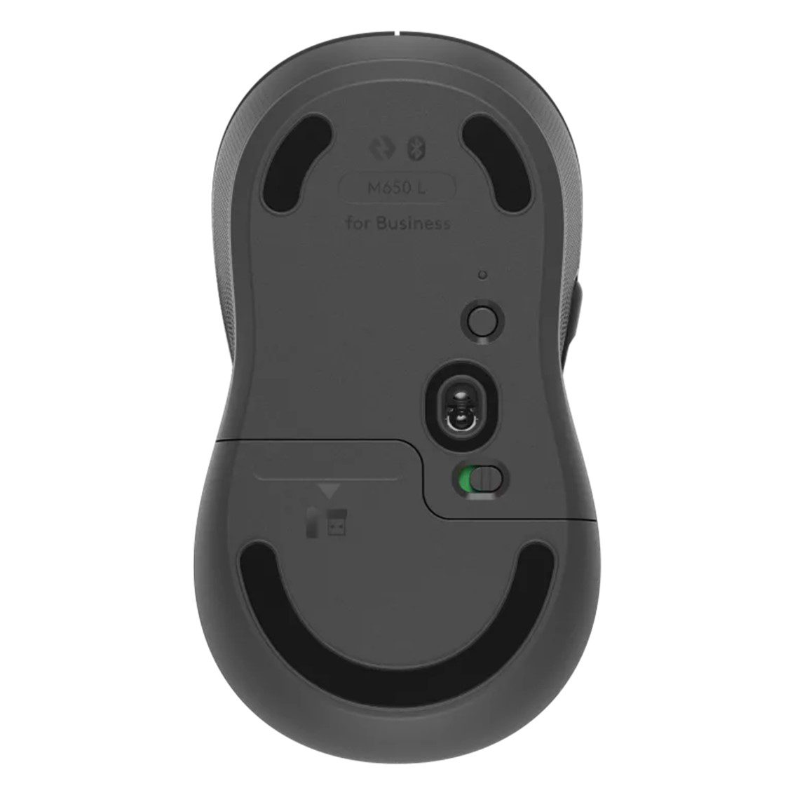 Mouse raton logitech m650 for business grande wireless inalambrico grafito - Imagen 3