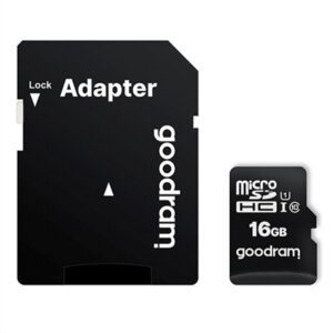 5908267930137 | P/N: M1AA-0160R12 | Cod. Artículo: DSP0000007832 Tarjeta de memoria micro sd goodram 16gb m1aa cl10 uhs - i u1 + adaptador