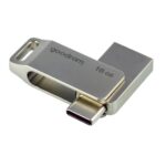 5908267960240 | P/N: ODA3-0160S0R11 | Cod. Artículo: DSP0000038478 Memoria usb 3.2 - usb tipo c goodram 16b oda3 plata