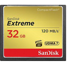 619659123680 | P/N:  | Cod. Artículo: SDCFXSB-032G-G46 Tarjeta memoria sandisk compact flash 32gb extreme 120mb - s