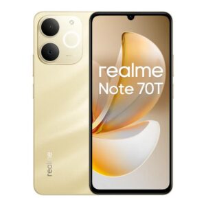6941764469686 | P/N: 631011006477 | Cod. Artículo: DSP0000035830 Movil realme note 70t 4 - 256gb gold