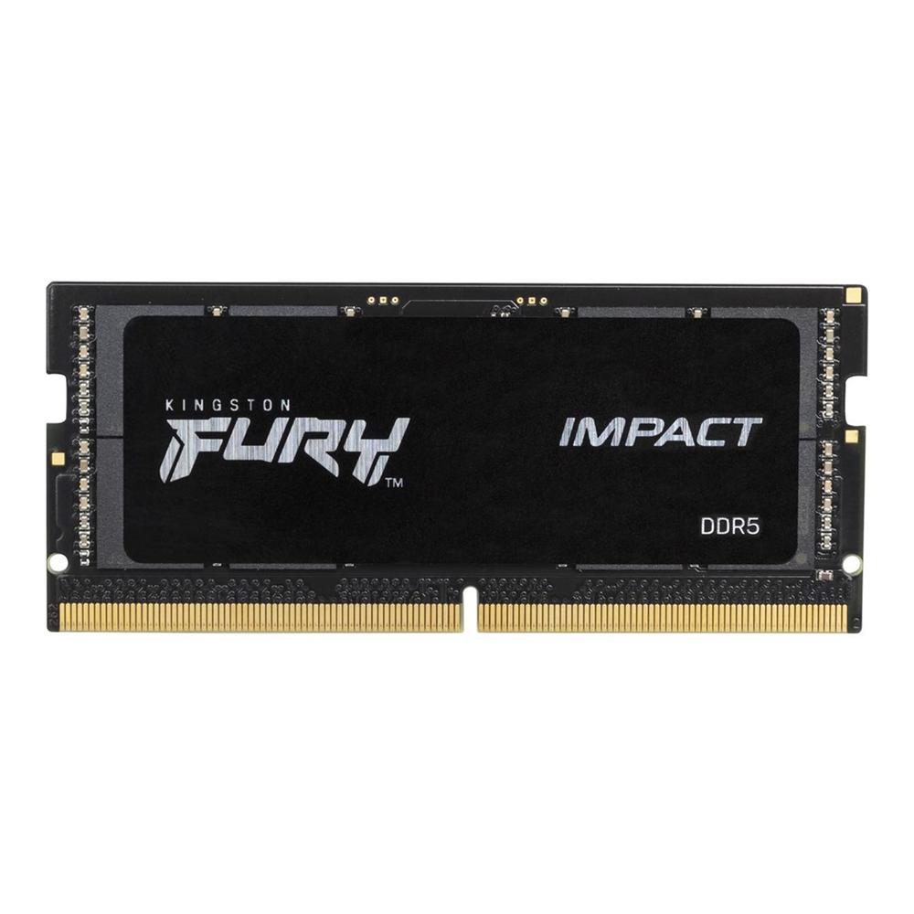 740617326178 | P/N: KF548S38IB-8 | Cod. Artículo: MGS0000030711 Memoria ram ddr5 8gb kingston - 4800mhz - pc5 - 38400 - fury impact - cl38 - 1.1v - sodimm