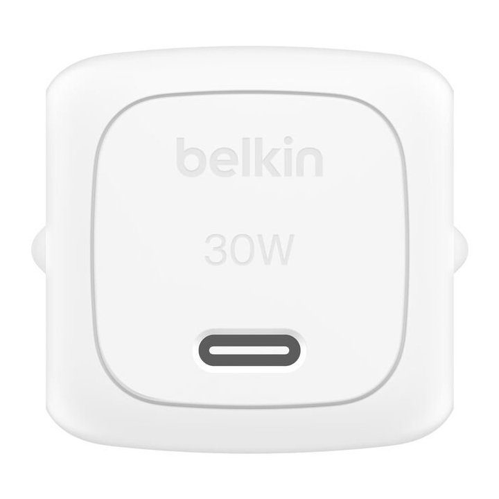 Cargador de pared belkin wca008kq1mwh - b6 30w usb tipo c + cable usb tipo c blanco - Imagen 3