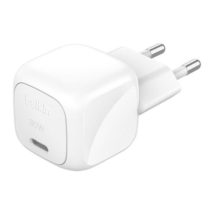 Cargador de pared belkin wca008kq1mwh - b6 30w usb tipo c + cable usb tipo c blanco - Imagen 4