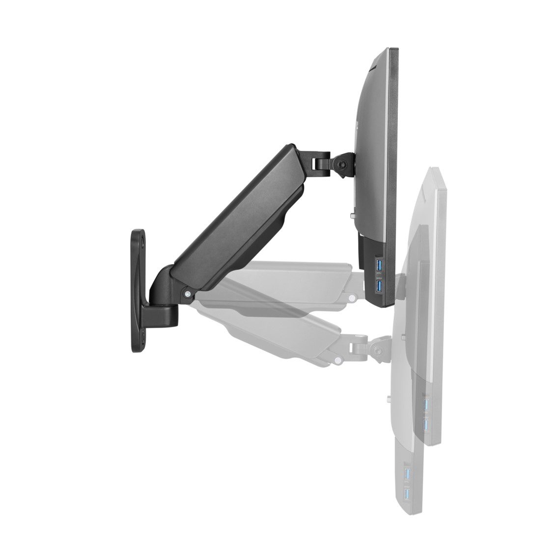 Soporte de pared ewent ew1532 para monitor hasta 34 pulgadas carga maxima 9kg - Imagen 3