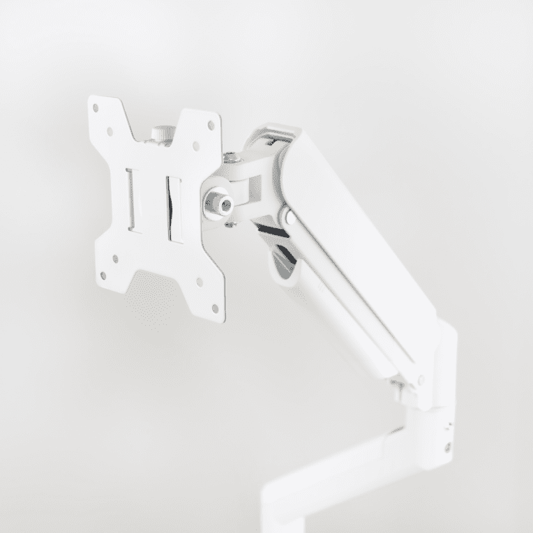 Soporte mesa tooq vesa hasta 34 pulgadas 100x100mm max 10kg blanco - Imagen 5