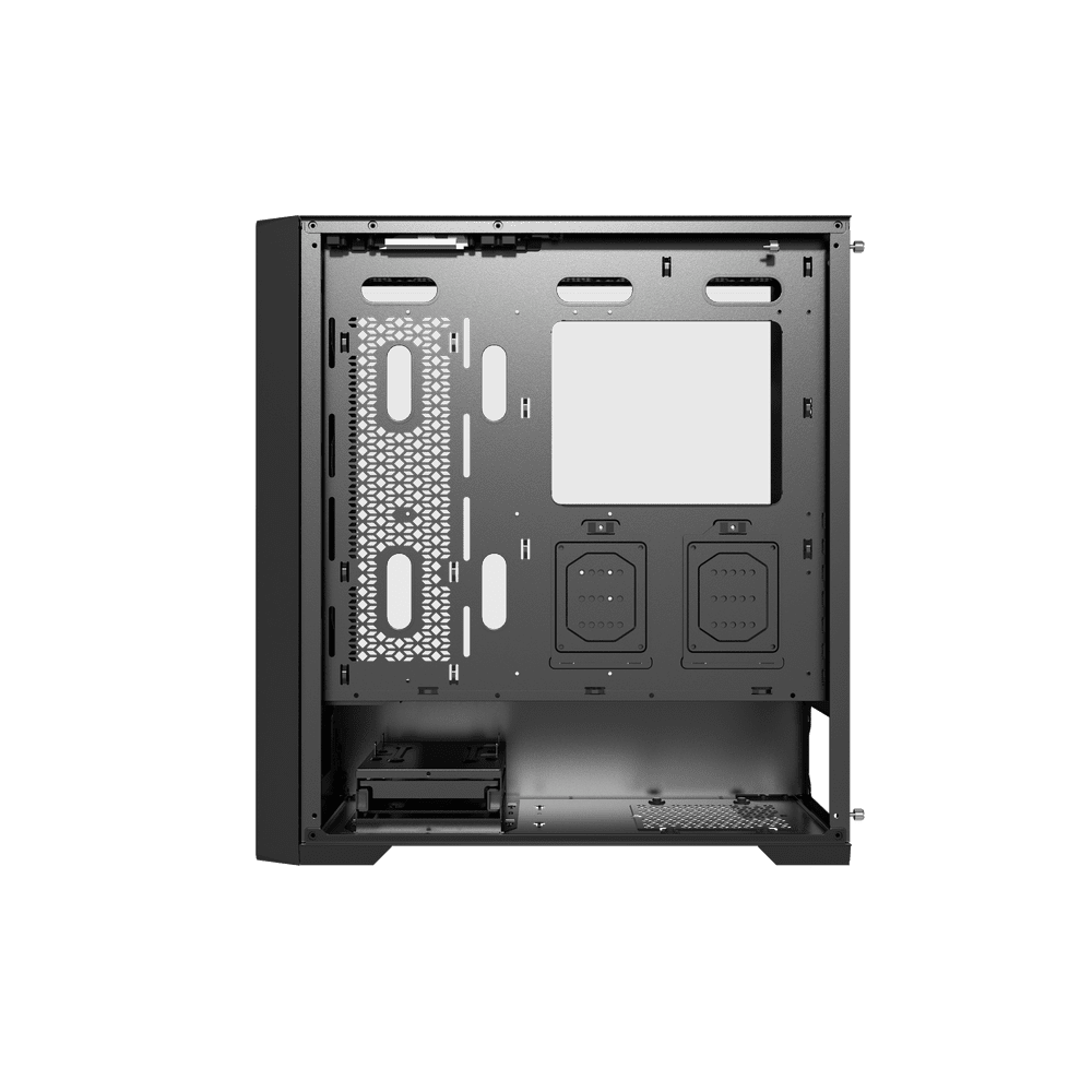 Caja ordenador phoenix gaming artisan noble negra frontal de madera atx filtros antipolvo tipo c - Imagen 6