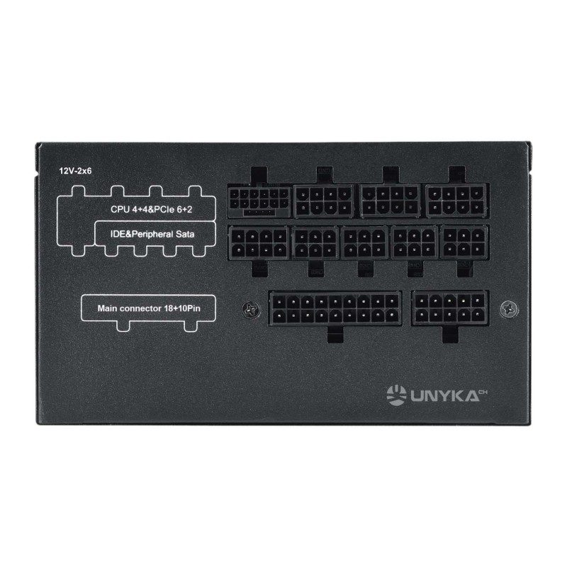 Fuente alimentacion unyka atilius gaming atx 850w - Imagen 3