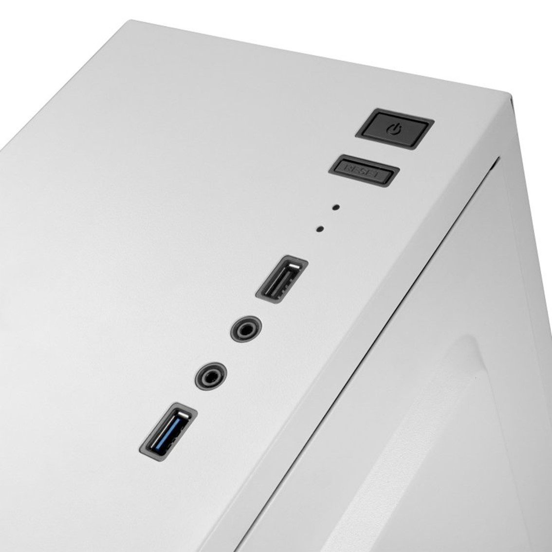 Caja ordenador mars gaming mc100w blanco atx 1 x usb 3.0 1 x usb 2.0 1 x 90mm frgb - Imagen 3