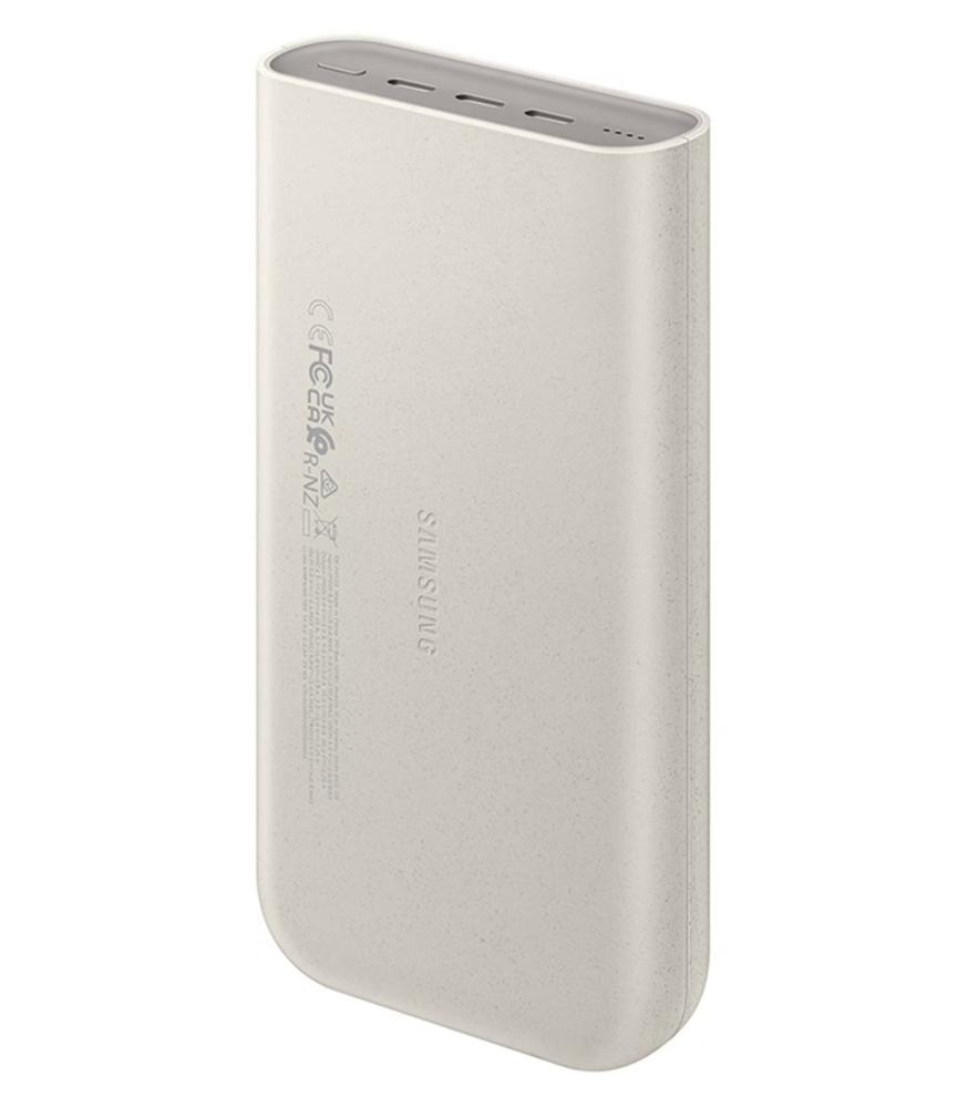 Bateria externa powerbank samsung 20000mah 45w beige - Imagen 3