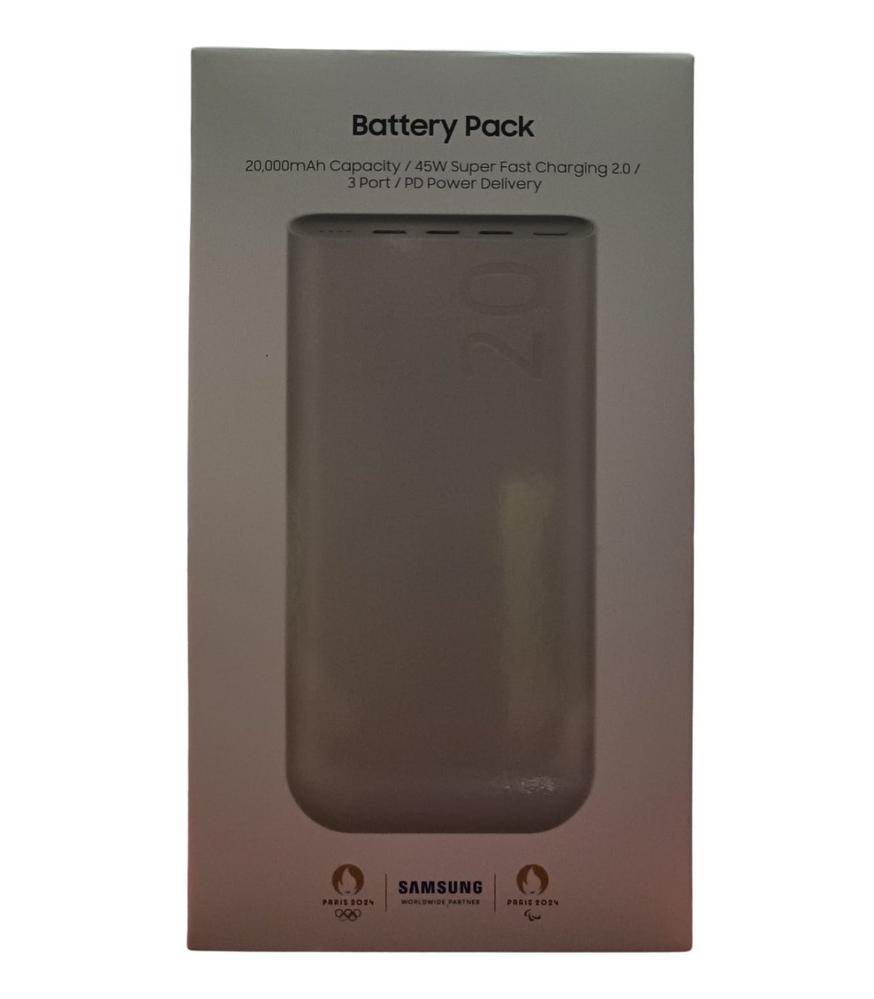 Bateria externa powerbank samsung 20000mah 45w beige - Imagen 6