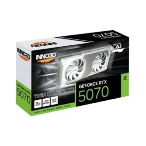 8886307700322 TARJETA GRÁFICA INNO3D RTX 5070 TWIN X2 OC WHITE 12GB N50702-12D7X-195064W A0056273 Inno3d Tarjetas Gráficas N50702-12D7X-195064W