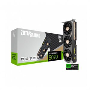 8886307700605 | P/N: ZT-B50700J-10P | Cod. Artículo: MGS0000027290 Tarjeta grafica zotac rtx 5070 solid oc 12gb