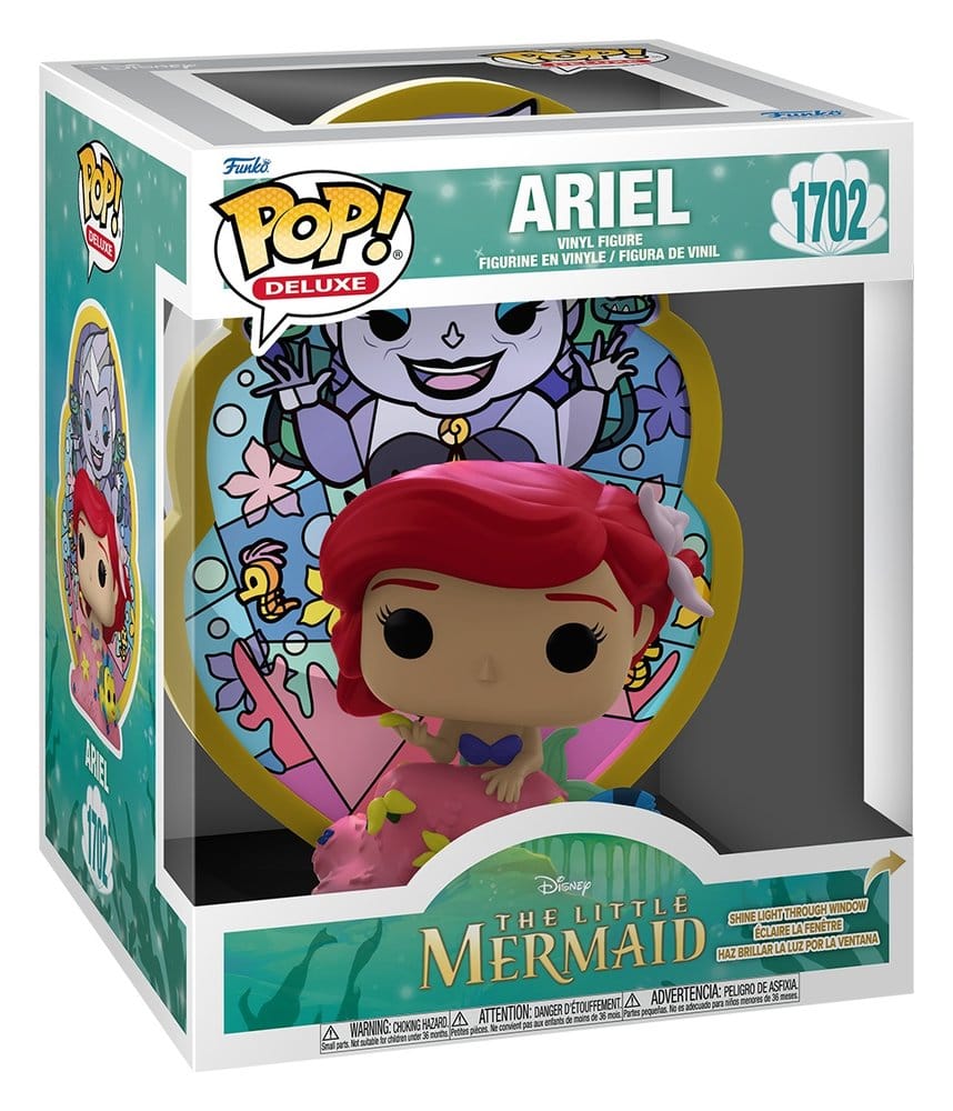 Funko pop deluxe little mermaid ariel (glass) - Imagen 2