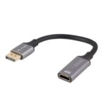 ADAPTADOR LANBERG 8K DISPLAYPORT MACHO/HDMI HEMBRA 20CM 5901969441499 AD-DP-HD-04