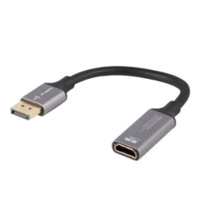 ADAPTADOR LANBERG 8K DISPLAYPORT MACHO/HDMI HEMBRA 20CM 5901969441499 AD-DP-HD-04