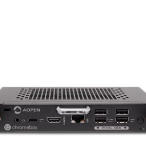 AOPEN OPS Chromebox Procesador Intel Core i3-1315U 8G RAM 256GB SSD M.2 NVME Sistema Operativo Chrome OS KIT WIFI & BT Incluido Chrome OS 4711338347434 | P/N: 91.BP100.G020 | Ref. Artículo: 1403065