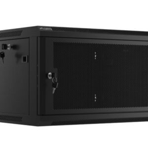 ARMARIO LANBERG MURAL RACK 19" 6U 600X450 FLAT PACK NEGRO PUERTA MALLA 5901969439922 WF01-6406-23B