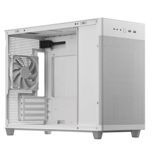 ASUS Prime AP201 MicroATX Mini Tower Blanco - Imagen 4