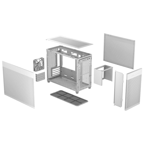 ASUS Prime AP201 MicroATX Mini Tower Blanco - Imagen 10