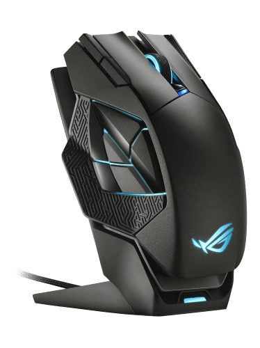 ASUS ROG Spatha X ratón mano derecha RF Wireless+USB Type-A Óptico 19000 DPI - Imagen 6
