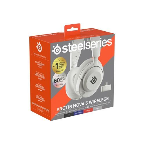 AURICULARES STEELSERIES - ARCTIS NOVA 5 BLANCO (61671) - Imagen 5