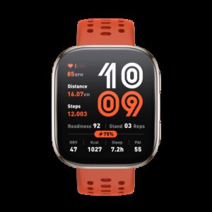 Amazfit Bip 6 Red 5 cm (1.97") AMOLED Digital 390 x 450 Pixeles Pantalla táctil Plata GPS (satélite) 6970100377859 | P/N: W2435EU5N | Ref. Artículo: 1394244