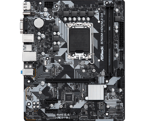 Asrock B760M-HDV/M.2 D4 Intel B760 LGA 1700 micro ATX - Imagen 2