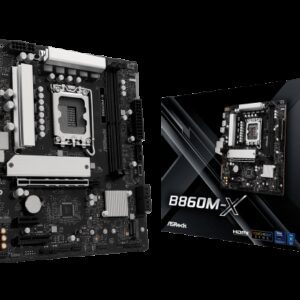 Asrock B860M-X Intel B860 LGA 1851 (Socket V1) micro ATX 4711581490406 | P/N: 90-MXBRX0-A0UAYZ | Ref. Artículo: 1393188