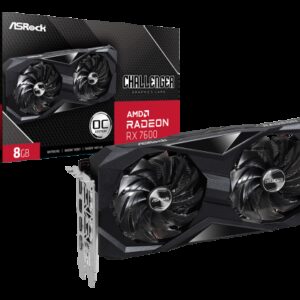 Asrock Challenger 90-GA41ZZ-00UANF tarjeta gráfica AMD Radeon RX 7600 8 GB GDDR6 4710483942037 | P/N: 90-GA41ZZ-00UANF | Ref. Artículo: 1369081