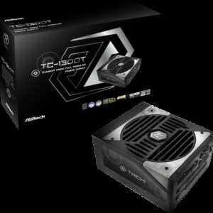 Asrock Taichi TC-1300T unidad de fuente de alimentación 1300 W 20+4 pin ATX ATX Negro 4710483949289 | P/N: 90-UXT130-TFEAAB | Ref. Artículo: 1393605