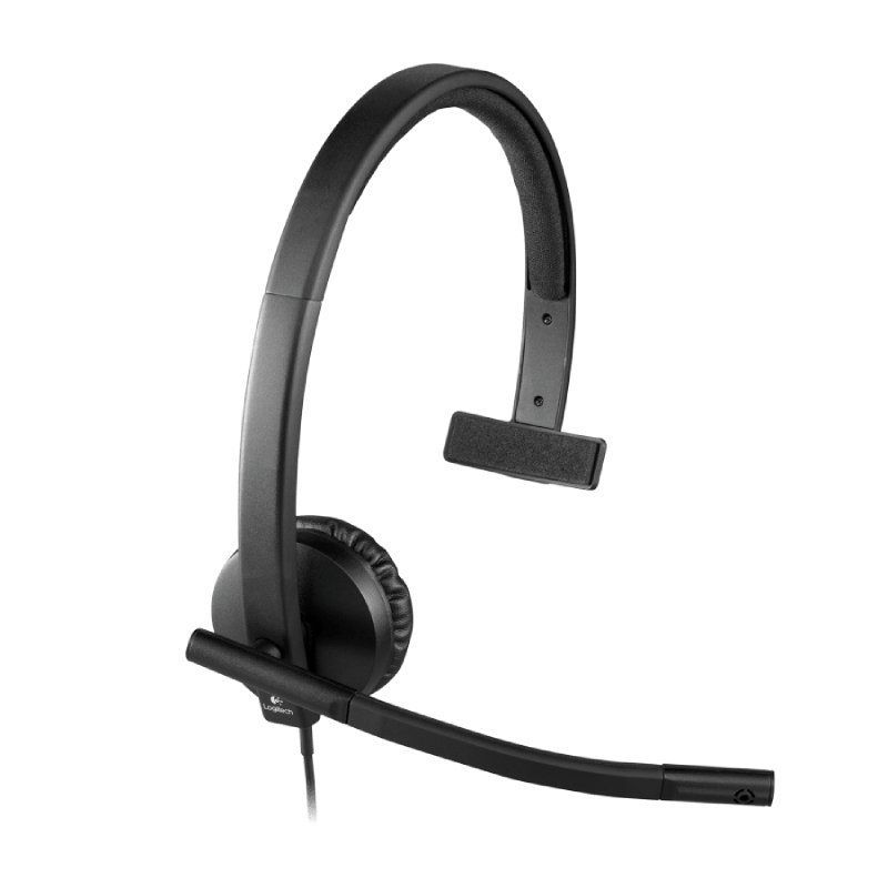 Auricular Logitech H570E/ con Micrófono/ USB/ Negro - Imagen 2