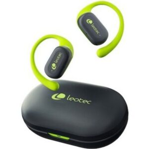 Auriculares Deportivos Bluetooth Leotec Open Air Zenith Sport con estuche de carga/ Autonomía 6.5h/ Lima 8436588883469 LETWS01G LEO-AUR LETWS01G