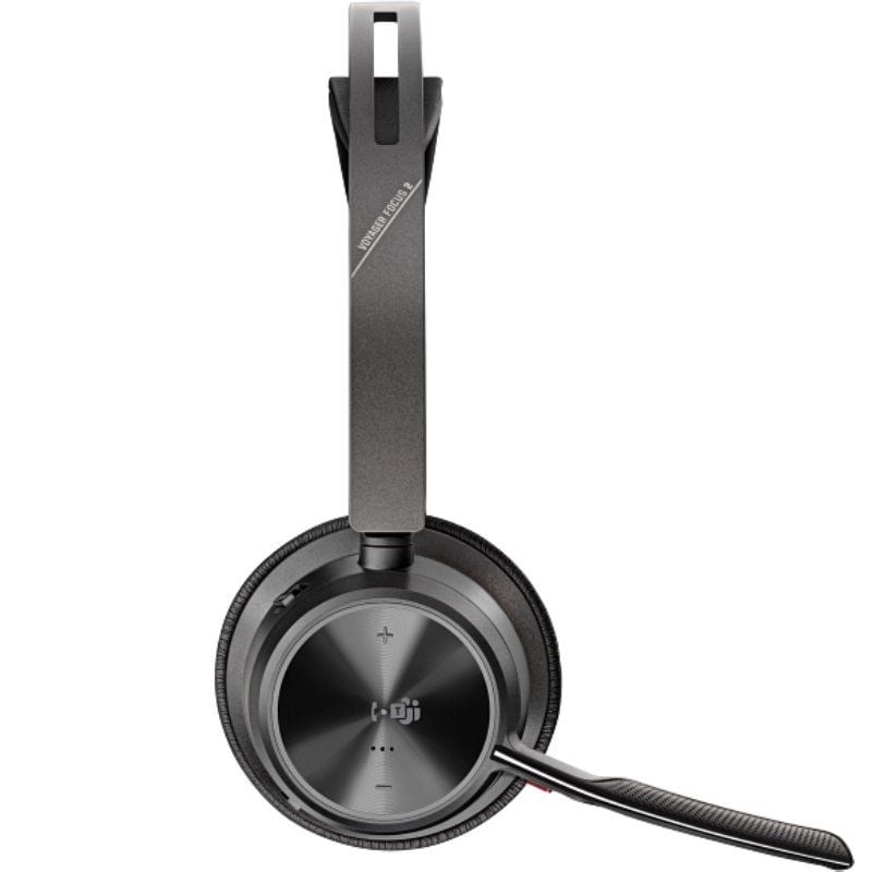 Auriculares Inalámbricos Poly Voyager Focus 2 para Microsoft Teams + Adaptador USB-C-A + Soporte de Carga/ con Micrófono/ Bluetooth/ Negro - Imagen 4