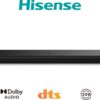 BARRA DE SONIDO HISENSE HS1000 HDMI BLUETOOTH 20W 6942351422640 HS1000