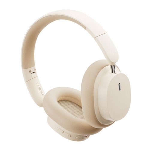 BASEUS BOWIE D05 WIRELESS HEADPHONES CREAMY-WHITE - Imagen 4
