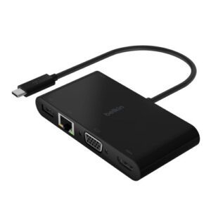 Belkin AVC004BTBK base para portátil y replicador de puertos USB 3.2 Gen 1 (3.1 Gen 1) Type-C Negro 0745883799107 | P/N: AVC004BTBK | Ref. Artículo: 1367397