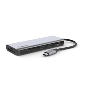 Belkin AVC009btSGY USB 3.2 Gen 1 (3.1 Gen 1) Type-C Plata 0745883819836 | P/N: AVC009BTSGY | Ref. Artículo: 1395773