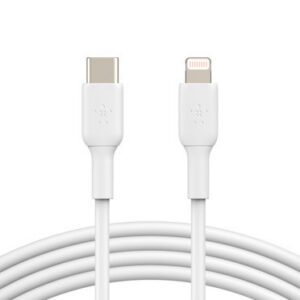 Belkin CAA003BT1MWH cable de conector Lightning 1 m Blanco 0745883788422 | P/N: CAA003BT1MWH | Ref. Artículo: 1385549