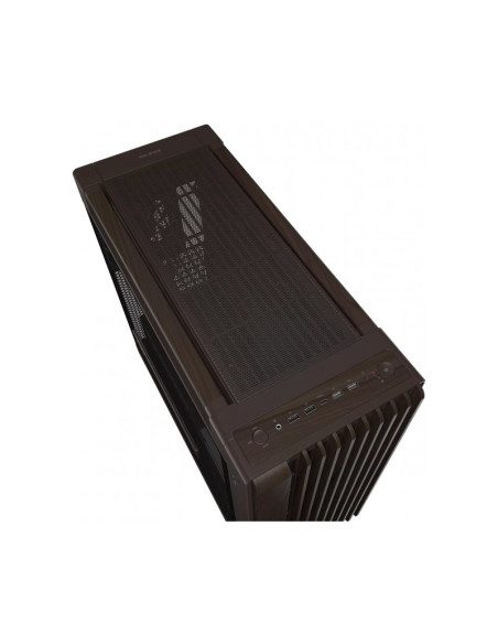 CAJA ASUS PROART PA602 WALNUT WOOD TG PWM RETRO BROWN - Imagen 5