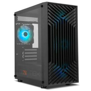 CAJA MINITORRE/MICRO-ATX NOX INFINITY EPSILON S/FUENTE USB3.0 NEGRA A-RGB 8436587974205 P/N: NXINFTYEPSILON | Ref. Artículo: NXINFTYEPSILON