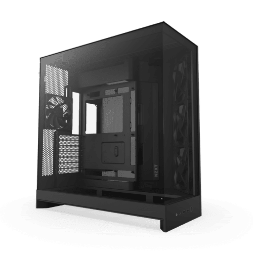 CAJA NZXT H9 FLOW (2025) DUAL-CHAMBER MID-TOWER CASE - ALL BLACK 5056547207643 | P/N: CM-H92FB-01 | Ref. Artículo: 1397983