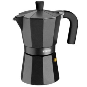Cafetera Italiana Monix Noir M640006/ 6 Tazas/ Negra 8435092408137 M640006 MON-CAFETERA M640006