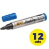 Caja de Rotuladores de Punta Fibra Acrílica Permanente Bic Marking 2000/ 4.9mm/ 12 unidades/ Azules 3086122000064 8209143 BIC-ROTUAZULMARKING2000 12U