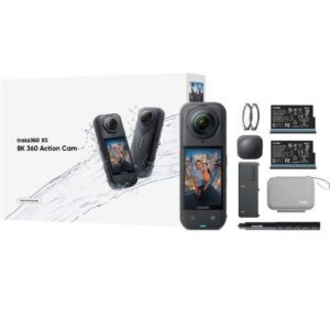 Cámara Digital Deportiva Insta360 X5 Essecial Kit/ 8K/ Ángulo de visión 360º/ Negra 6977644761496 INX5ESB2 IST-CAM X5 BK ES
