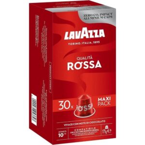 Cápsula Lavazza Qualitá Rossa para cafeteras Nespresso/ Caja de 30 8000070053847 8676 LAV-CAFE QUALITA ROSSA 30C