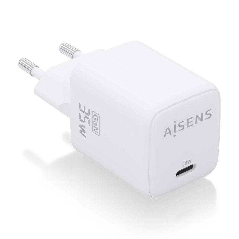 Cargador de Pared GaN Aisens ASCH-35W1P016-W/ 1xUSB Tipo-C/ 35W 8436574709520 ASCH-35W1P016-W AIS-CARGA ASCH-35W1P016-W