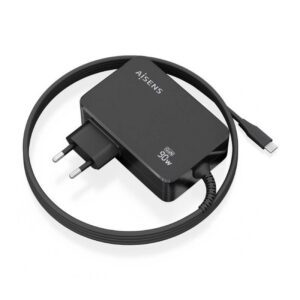 Cargador de Portátil GaN Aisens ASCH-1PD90WL034-BK/ 1xUSB Tipo-C + Cable 1.8m/ 90W/ Automático/ Voltaje 5-20V 8436574709957 ASCH-1PD90WL034-BK AIS-CARGA ASCH-1PD90WL034-BK
